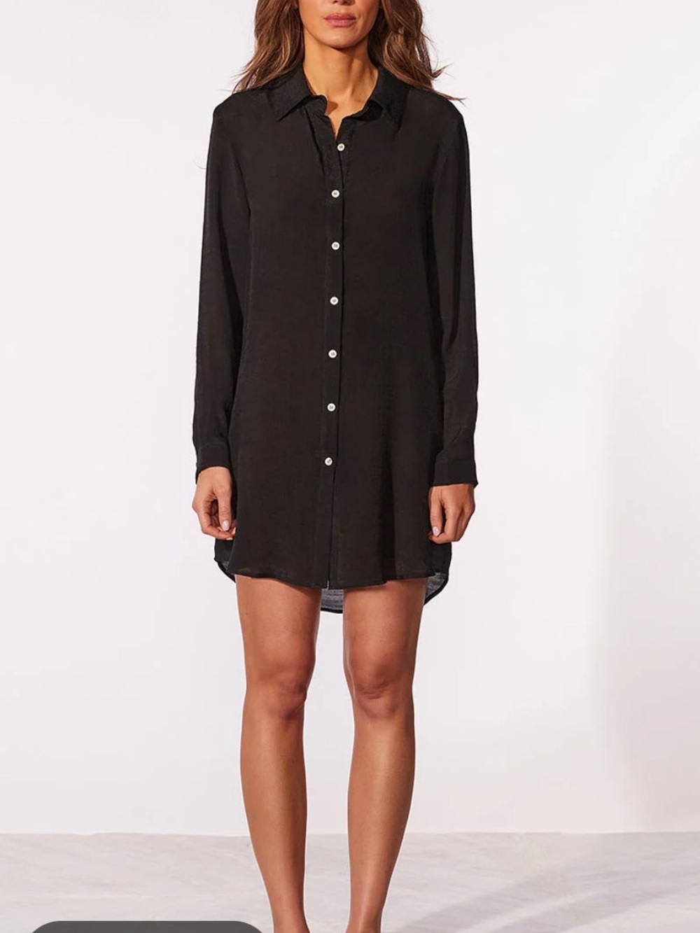 Cia.Maritima Crush Button Up Beach Coverup Shirt
